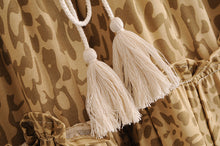 Load image into Gallery viewer, Boho Skirt,Bohemian Leopard Mini skirts,Tassel Short Skirt
