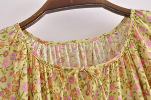 Floral print , Bohemian  dress , Boho mini vestidos