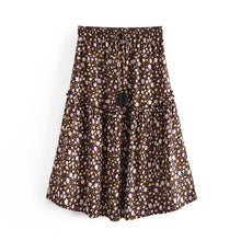 Load image into Gallery viewer, Floral  print,, boho skirt , Bohemian mini skirts

