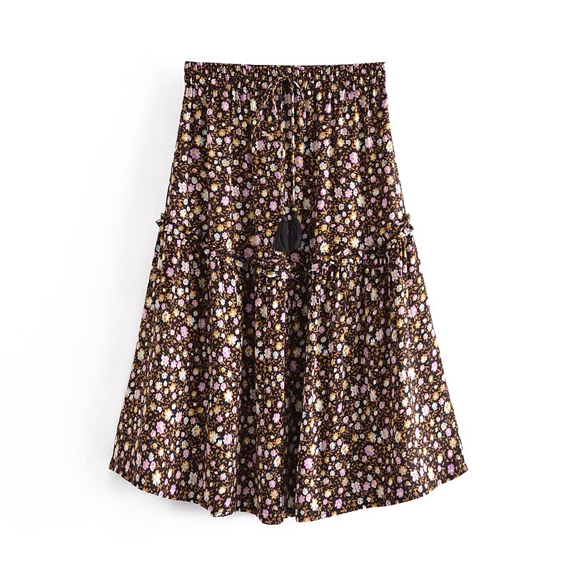 Floral  print,, boho skirt , Bohemian mini skirts