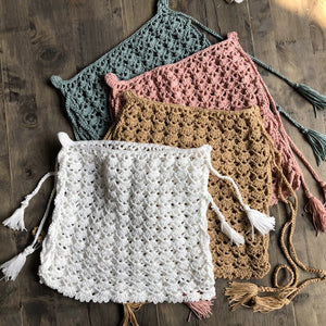 Solid hollow,Bohemian Mini skirts,Boho Skirts