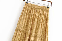 Load image into Gallery viewer, Boho Skirt, Maxi Skirt,Leopard Flower
