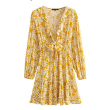 Load image into Gallery viewer, Mini Dress, Boho Sundress,Floral print
