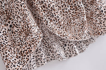 Load image into Gallery viewer, Leopard print ，Bohemian Maxi Skirt，Boho skirts
