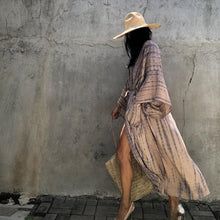 Load image into Gallery viewer, Floral print,Bohemian maxi dress,Boho kimono
