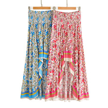 Load image into Gallery viewer, Boho Skirt, Maxi Skirt, Wild Flower
