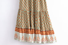 Load image into Gallery viewer, Floral Print,Bohemian Maxi Dress,Boho Dresses Robe
