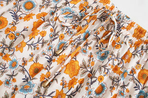 Boho Skirt, Maxi Skirt, Wild Flower