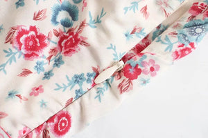 Pink Floral Print,Boho Sundress,Boho Maxi Dress