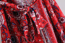 Load image into Gallery viewer, Boho Floral Kimono,Boho robe Cover-up
