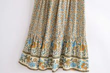Load image into Gallery viewer, Floral Print , Bohemian Maxi Dress,Boho Sundress
