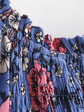 Load image into Gallery viewer, Floral print ,Boho midi dress, Boho sundress
