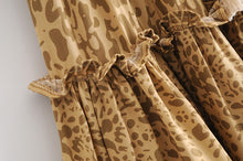 Load image into Gallery viewer, Boho Skirt,Bohemian Leopard Mini skirts,Tassel Short Skirt

