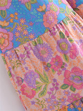 Load image into Gallery viewer, Floral Print ,Bohemian Maxi Dress,Boho Sundress
