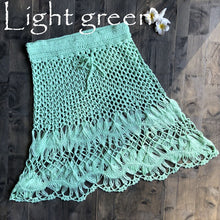 Load image into Gallery viewer, Solid hollow,Bohemian Mini skirts,Boho Skirts
