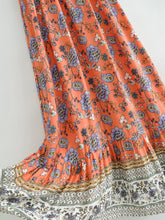 Load image into Gallery viewer, Floral Print ,Boho Maxi Dresses,deep V-neck Sundress
