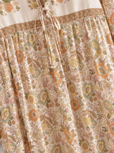 Load image into Gallery viewer, Kahaki Floral Print,Bohemian Maxi Dress,Boho Dress
