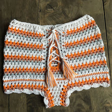 Load image into Gallery viewer, Bohemian colourful hollow,boho shorts
