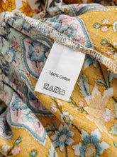 Load image into Gallery viewer, Floral print v-neck,Boho sundress,Boho mini dress
