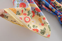 Load image into Gallery viewer, Floral Bird Print , bohemian Kimono, Boho Maxi dress robe
