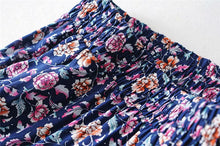Load image into Gallery viewer, Boho Skirt, Maxi Skirt, Bohemian Wild Flower
