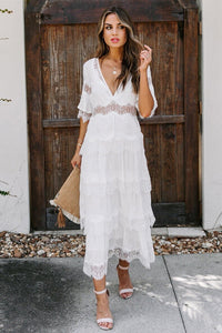 Wedding Dress ,Bohemian Maxi Dress,Boho Dress