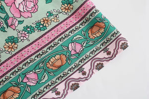 Floral print ,Bohemian  maxi dresses,Boho Sundress