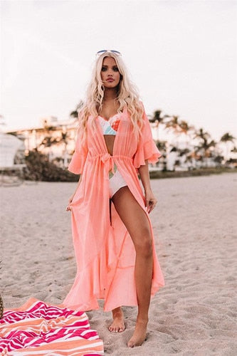 solid sashes, Bohemian dress , Boho maxi sundress