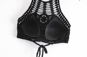 Hollow Out,Bohemian Crop Tops,Sexy Camis