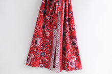 Load image into Gallery viewer, Boho Floral Kimono,Boho robe Cover-up
