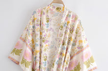 Load image into Gallery viewer, Boho Kimono,Gypsy Floral ,Bohemian Robe
