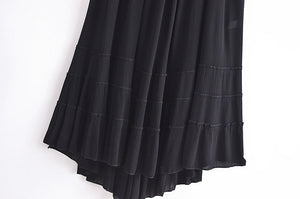 Backless Bohemian Maxi Dress, Boho Strapless Dress