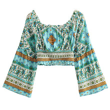 Load image into Gallery viewer, Boho Sets, Floral Print ,Pants and Tops Outfits
