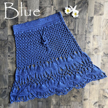 Load image into Gallery viewer, Solid hollow,Bohemian Mini skirts,Boho Skirts
