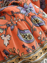 Load image into Gallery viewer, Floral Print ,Boho Maxi Dresses,deep V-neck Sundress
