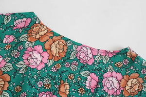 Floral print ,Bohemian  maxi dresses,Boho Sundress