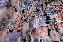 Load image into Gallery viewer, Floral print  ruffles, midi dress, Boho dress
