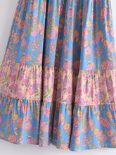 Load image into Gallery viewer, Floral Print ,Bohemian Maxi Dress,Boho Sundress
