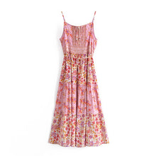Load image into Gallery viewer, Floral Print, Bohemian Dress,Boho Maxi Dress
