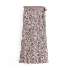 Load image into Gallery viewer, Leopard print ，Bohemian Maxi Skirt，Boho skirts
