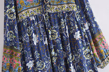 Load image into Gallery viewer, Floral Print,Bohemian Maxi Dress,Boho Sundress
