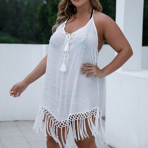 White Backless, Bohemian Mini Dress,Boho Sundress