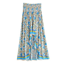 Load image into Gallery viewer, Boho Skirt, Maxi Skirt, Wild Flower

