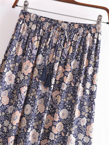Floral Printed, Bohemian Skirt ,Boho Maxi Skirts