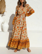 Load image into Gallery viewer, Maxi Dress, Boho Sundress,Floral print
