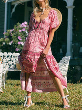 Load image into Gallery viewer, Maxi Dress, Boho Sundress,Floral print
