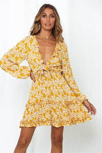 Mini Dress, Boho Sundress,Floral print