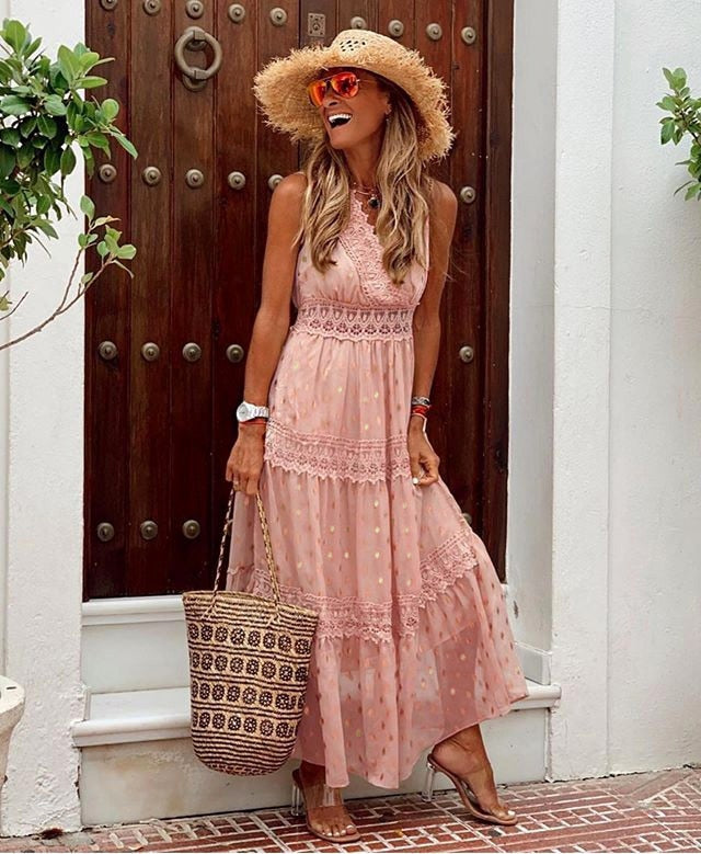 Solid Lace,Bohemian Maxi Dress ,Boho Sundress Boho Queens Solid Lace,Bohemian Maxi Dress ,Boho Sundress Boho Queens