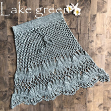 Load image into Gallery viewer, Solid hollow,Bohemian Mini skirts,Boho Skirts
