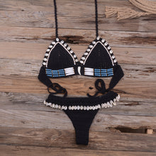 Load image into Gallery viewer, Solid hollow,Bikini Swimsuit,Biquini Swim Beachwear
